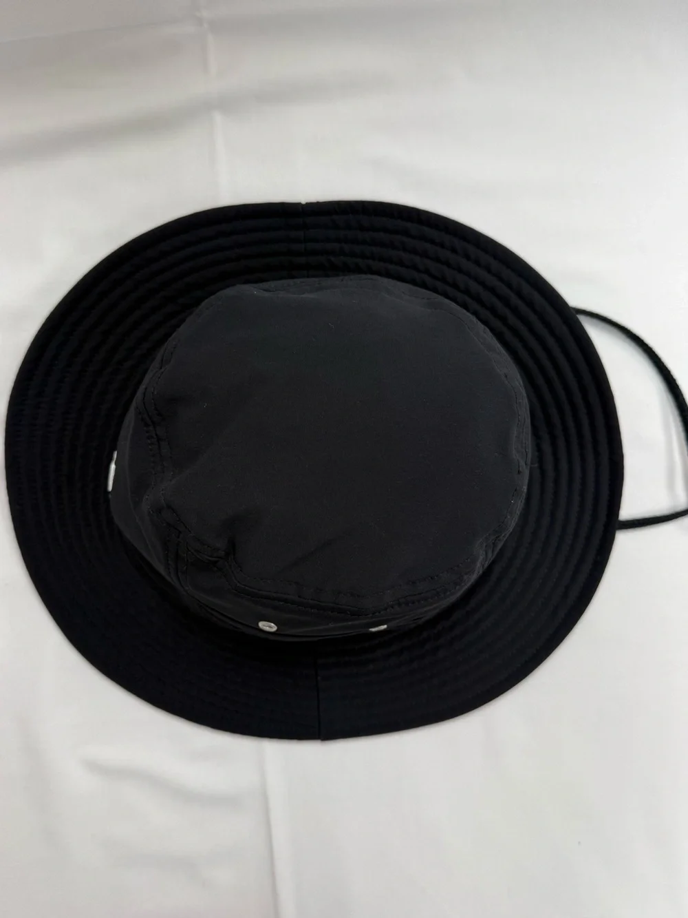Adidas AeroReady Boonie Bucket Hat Black Wide Brim Sun Hat Adjustable Chin Strap